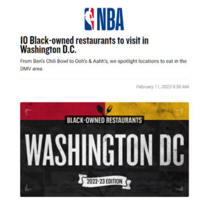 10 Black-owned restaurants to visit in Washington D.C.